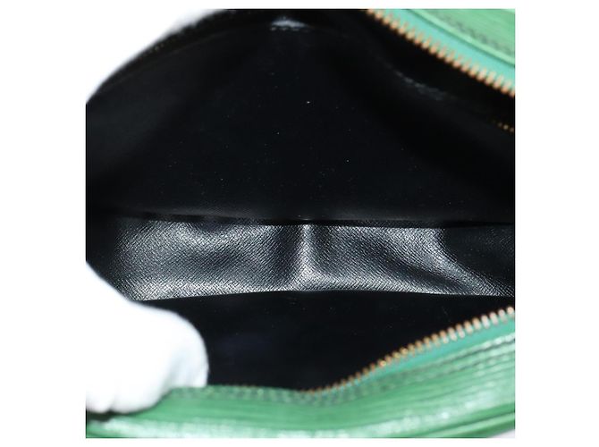 LOUIS VUITTON Borsa a Spalla Epi Jeune Fille MM Verde M52154 LV Auth yk18866 - vista 9