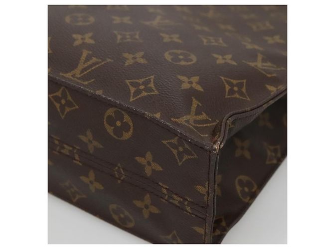 LOUIS VUITTON Borsa Sac Plat Monogram M51140 LV Auth 135410 Monogramma - vista 9