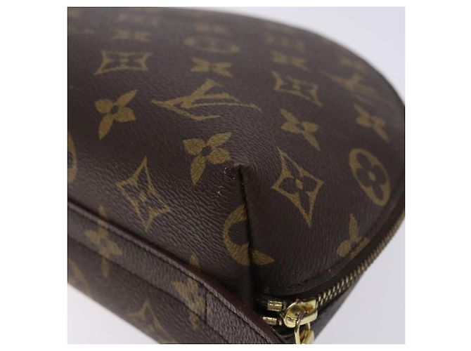 LOUIS VUITTON Monogram Trousse Demi Ronde Cosmetic Pouch M47520 LV Auth 134600 - view 15