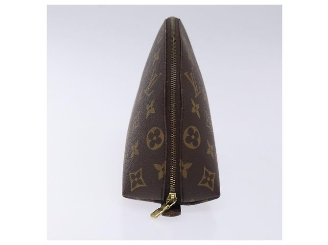 LOUIS VUITTON Monogram Trousse Demi Ronde Cosmetic Pouch M47520 LV Auth 134600 - view 4