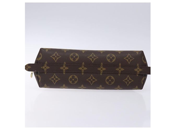 LOUIS VUITTON Monogram Trousse Demi Ronde Cosmetic Pouch M47520 LV Auth 134600 - view 6