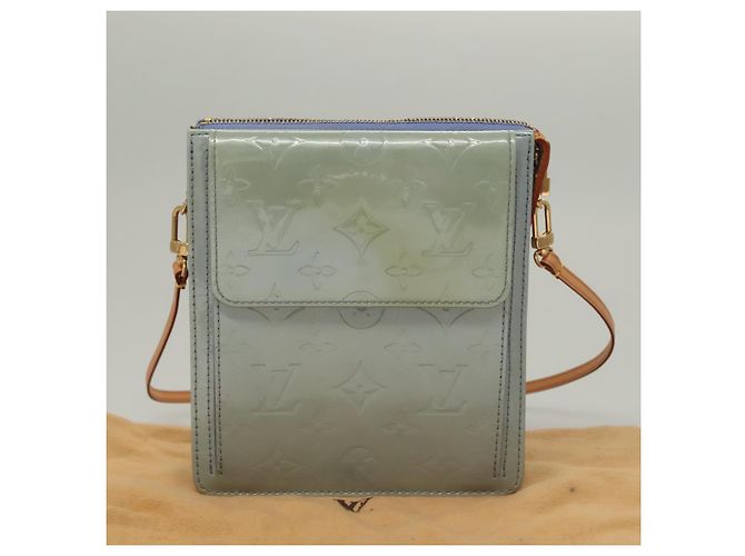 LOUIS VUITTON Pouch Motto Monogram Vernis Lavande M91224 LV Auth 134548 - Ansicht 12