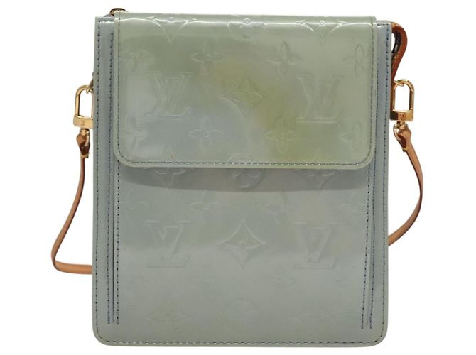 LOUIS VUITTON Pouch Motto Monogram Vernis Lavande M91224 LV Auth 134548 - Ansicht 13