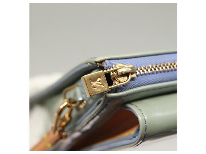 LOUIS VUITTON Pouch Motto Monogram Vernis Lavande M91224 LV Auth 134548 - Ansicht 9