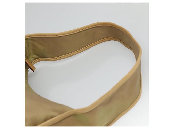 Borsa a Spalla PRADA in Nylon Pelle Marrone Argento Autentica 132575 - vista 14