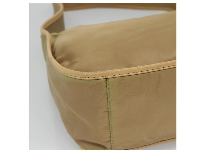 Borsa a Spalla PRADA in Nylon Pelle Marrone Argento Autentica 132575 - vista 15