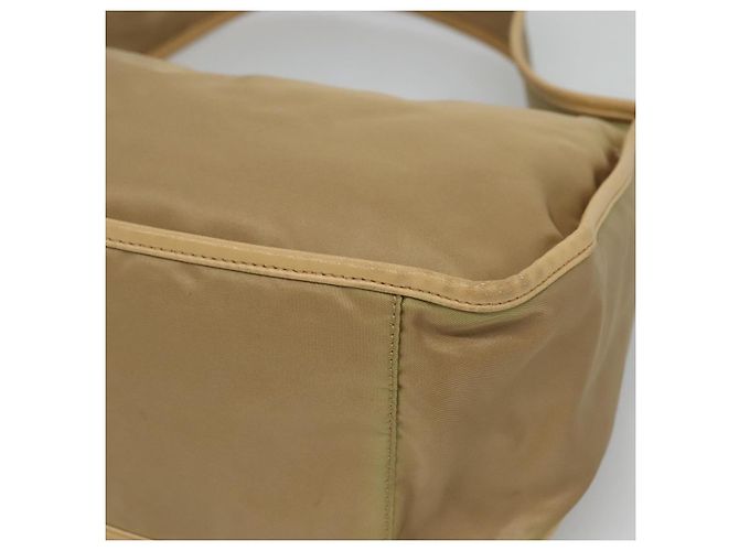 Borsa a Spalla PRADA in Nylon Pelle Marrone Argento Autentica 132575 - vista 16