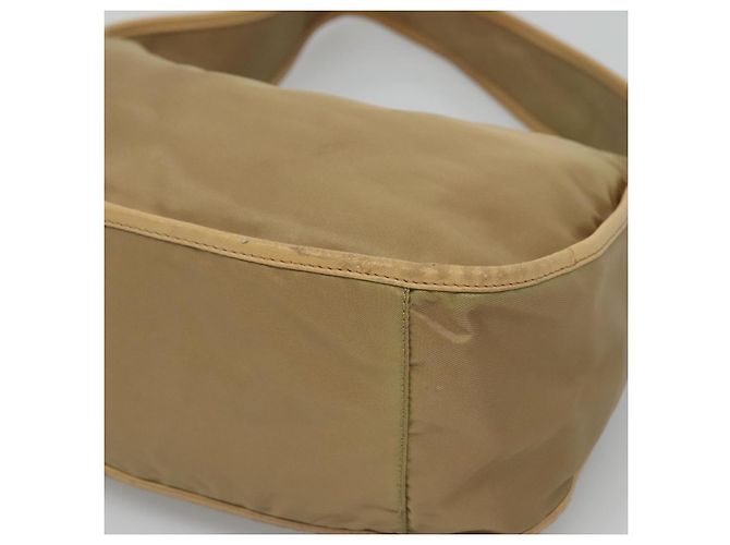 Borsa a Spalla PRADA in Nylon Pelle Marrone Argento Autentica 132575 - vista 8