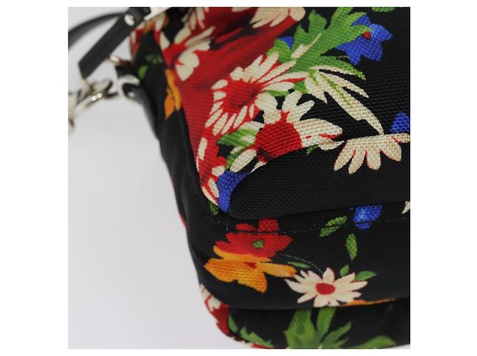 Borsa a Spalla Miu Miu in Tela Nera e Oro Auth 132826 Nero D'oro - vista 15