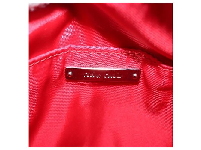 Borsa a Spalla Miu Miu in Tela Nera e Oro Auth 132826 Nero D'oro - vista 18