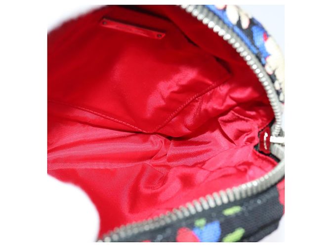 Borsa a Spalla Miu Miu in Tela Nera e Oro Auth 132826 Nero D'oro - vista 19