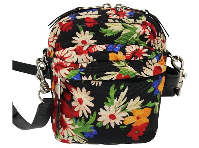 Borsa a Spalla Miu Miu in Tela Nera e Oro Auth 132826 Nero D'oro - vista 2