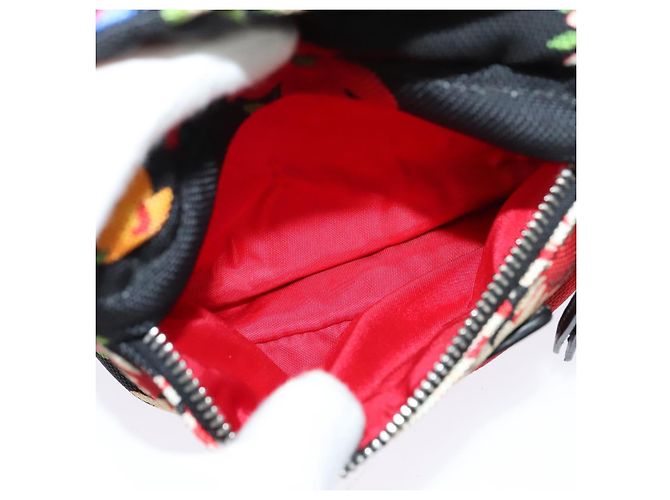 Borsa a Spalla Miu Miu in Tela Nera e Oro Auth 132826 Nero D'oro - vista 21