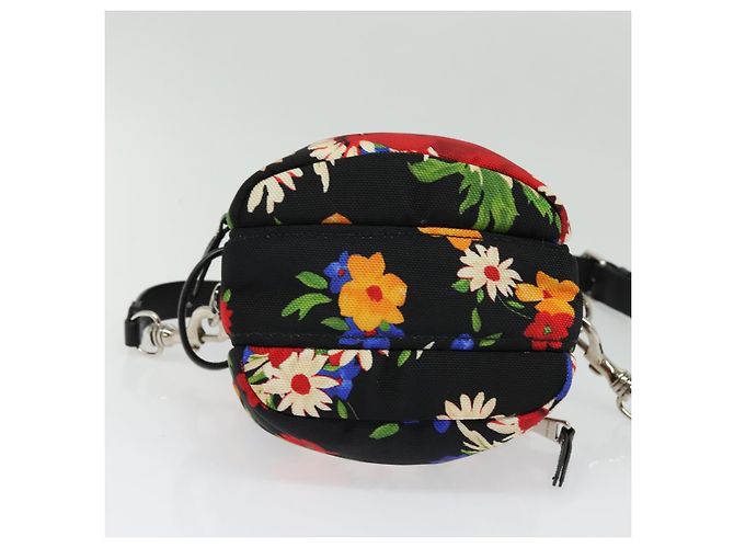 Borsa a Spalla Miu Miu in Tela Nera e Oro Auth 132826 Nero D'oro - vista 5