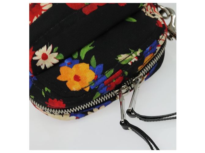 Borsa a Spalla Miu Miu in Tela Nera e Oro Auth 132826 Nero D'oro - vista 6