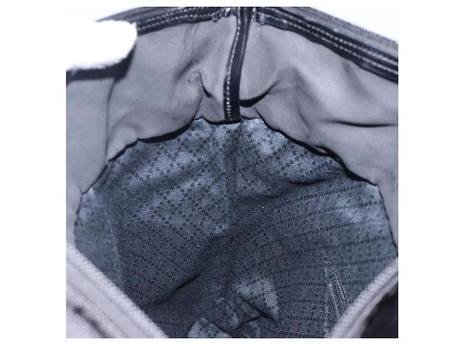 Borsa Tote in Nylon Nero e Argento Gucci Bamboo 000 1998 0508 Auth bs28079 - vista 18
