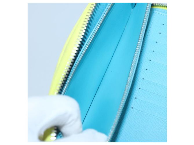 Billetera Vertical Zippy Playground LOUIS VUITTON Amarilla M82005 Auth 132783 Amarillo - vista 10