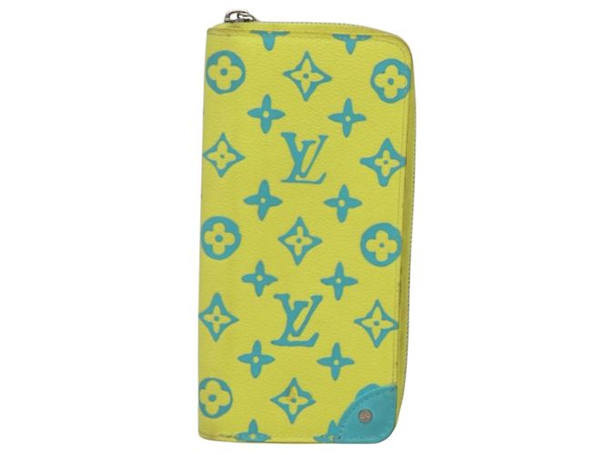 Billetera Vertical Zippy Playground LOUIS VUITTON Amarilla M82005 Auth 132783 Amarillo - vista 13