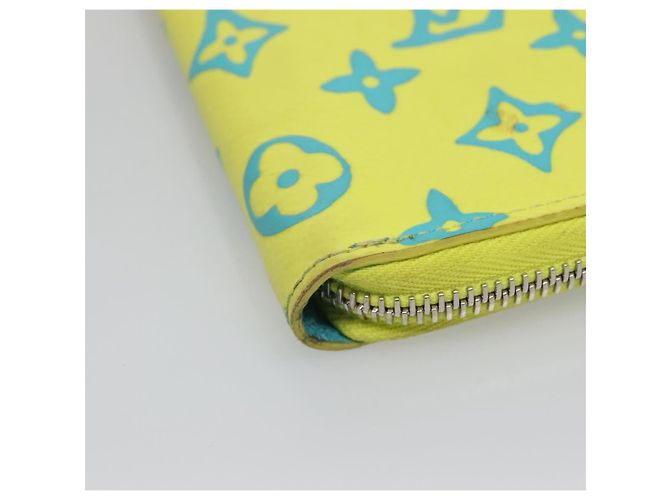 Billetera Vertical Zippy Playground LOUIS VUITTON Amarilla M82005 Auth 132783 Amarillo - vista 14