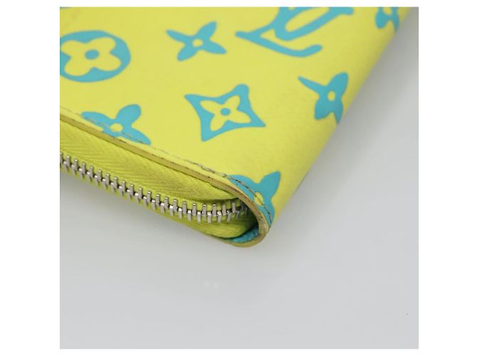 Billetera Vertical Zippy Playground LOUIS VUITTON Amarilla M82005 Auth 132783 Amarillo - vista 15