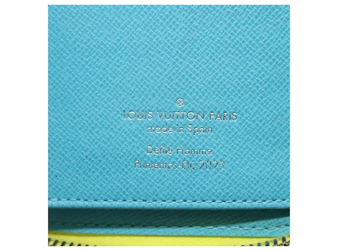 Billetera Vertical Zippy Playground LOUIS VUITTON Amarilla M82005 Auth 132783 Amarillo - vista 17