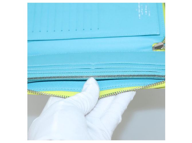 Billetera Vertical Zippy Playground LOUIS VUITTON Amarilla M82005 Auth 132783 Amarillo - vista 19