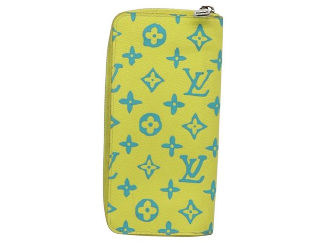Billetera Vertical Zippy Playground LOUIS VUITTON Amarilla M82005 Auth 132783 Amarillo - vista 2