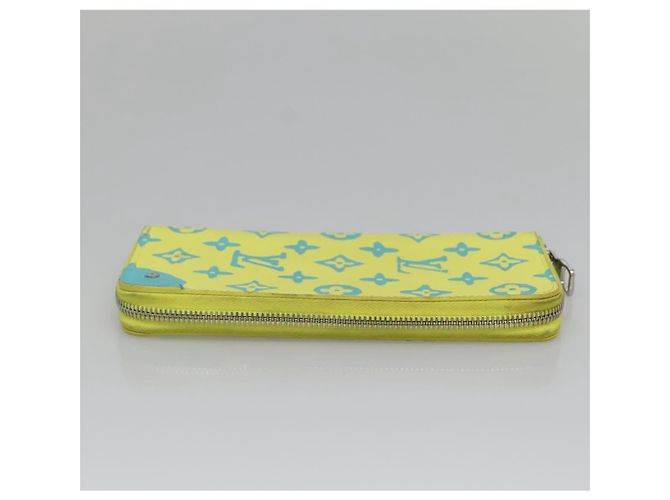 Billetera Vertical Zippy Playground LOUIS VUITTON Amarilla M82005 Auth 132783 Amarillo - vista 3