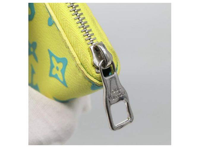 Billetera Vertical Zippy Playground LOUIS VUITTON Amarilla M82005 Auth 132783 Amarillo - vista 8