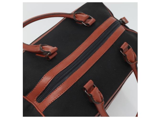 SAINT LAURENT Hand Bag Canvas Brown Auth BA4050 - view 6