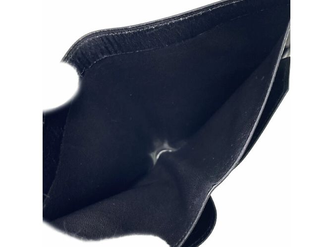 Hermès Kara Geldbörse im schwarzen Leder - Ansicht 8