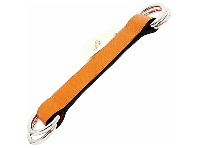 Ring Cintura Hermès Romance in pelle Epsom Arancione - vista 3