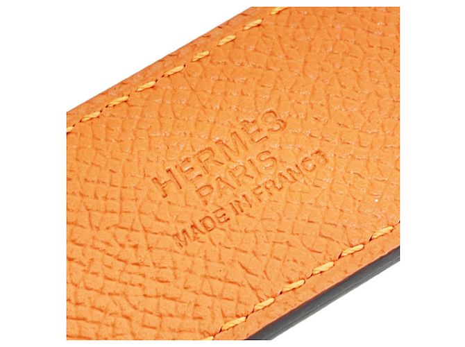 Ring Cintura Hermès Romance in pelle Epsom Arancione - vista 4