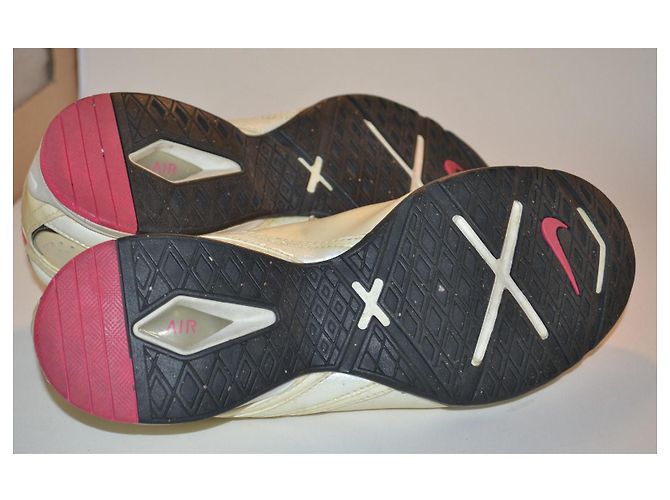 Nike Air Sneaker Damen Leder Weiß Elfenbein Größe 40 Aus weiß - Ansicht 4