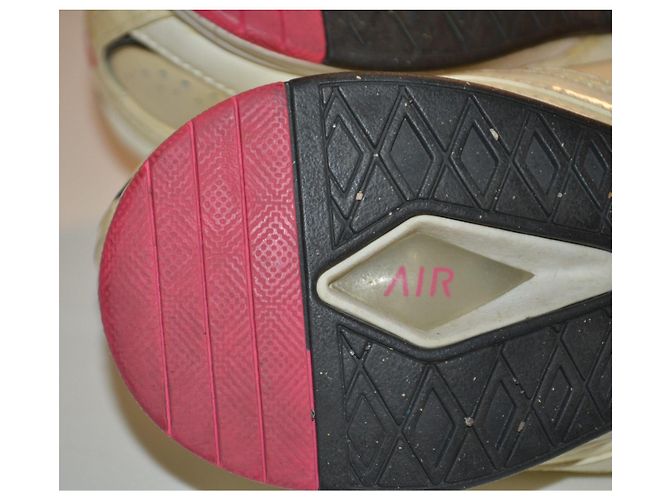 Nike Air Sneaker Damen Leder Weiß Elfenbein Größe 40 Aus weiß - Ansicht 5