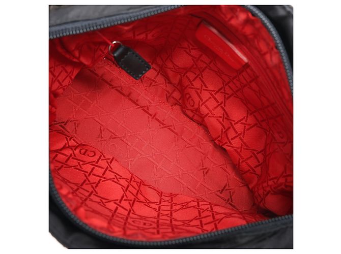 Borsa Lady Dior Cannage in nylon nero di Christian Dior - vista 18