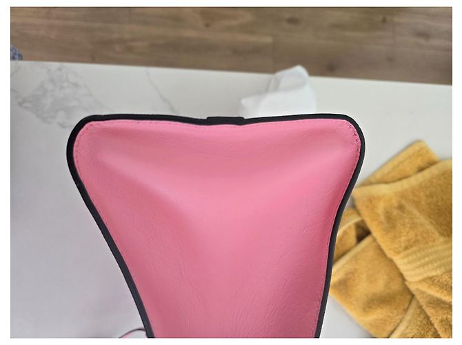 Prada Cuero suave Saffiano Rosa - vista 3