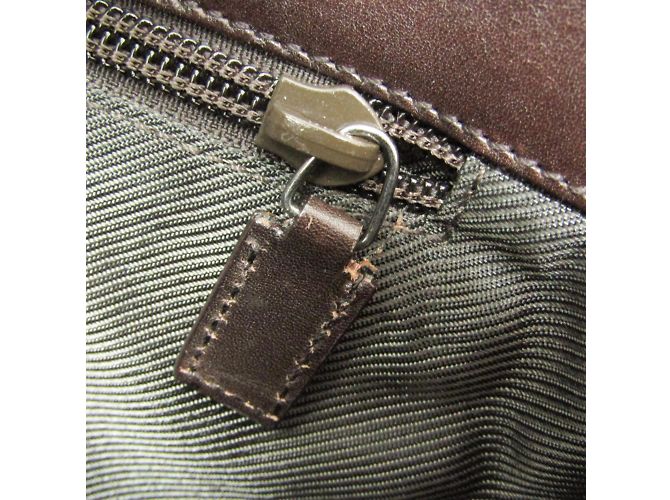 Borsa a Spalla Gucci GG Supreme Marrone Beige - vista 13