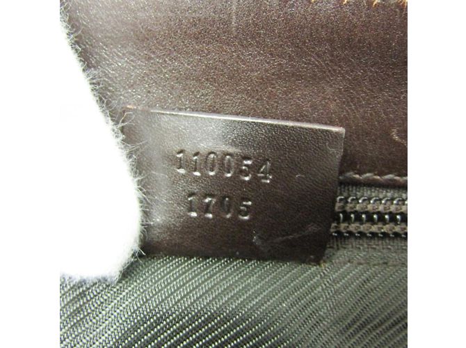 Borsa a Spalla Gucci GG Supreme Marrone Beige - vista 16