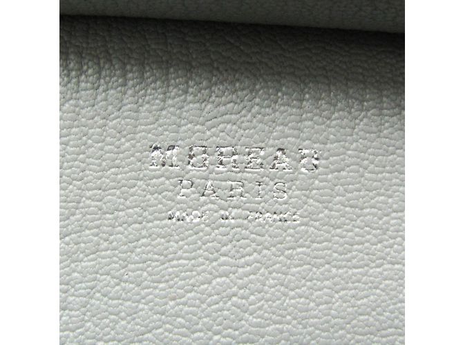 Borsa in pelle da donna BREGANCON di Moreau Argento Blu navy - vista 19