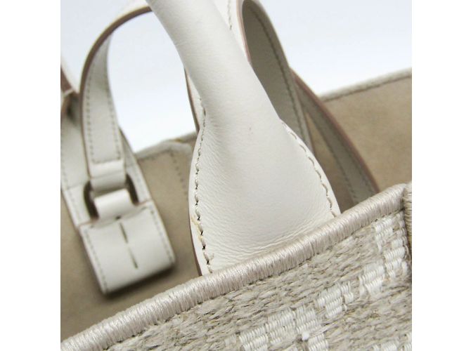 Tod's Doppelgriff-Shopper Weiß Beige - Ansicht 12