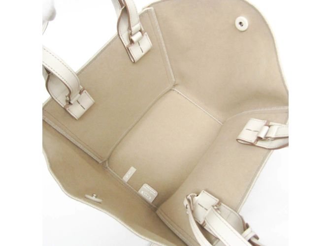 Tod's Doppelgriff-Shopper Weiß Beige - Ansicht 5