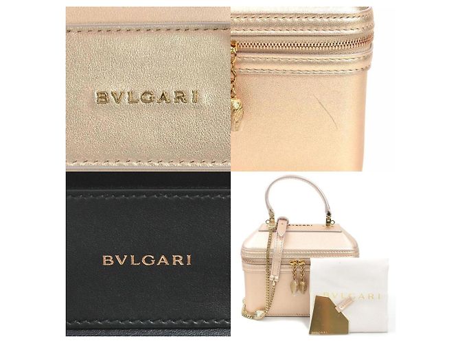 Bulgari Borsa a Spalla in Pelle Serpenti di Bvlgari Argento - vista 5