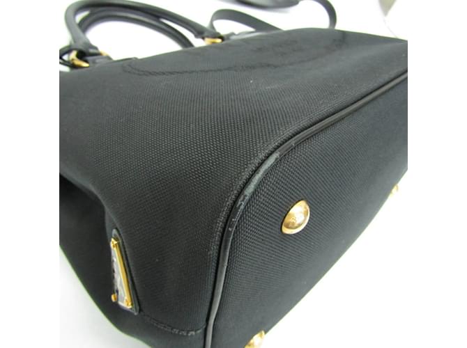Borsa Prada LOGO JACQUARD 1BA172 Nero - vista 7
