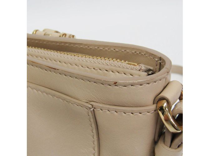 Borsa Salvatore Ferragamo Gancini EE-21 F703 Beige - vista 14