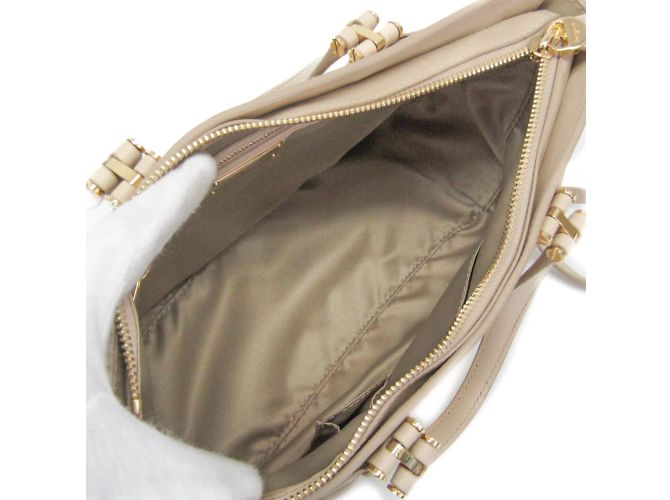 Borsa Salvatore Ferragamo Gancini EE-21 F703 Beige - vista 4