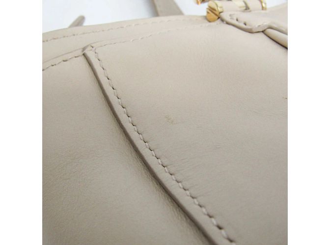 Borsa Salvatore Ferragamo Gancini EE-21 F703 Beige - vista 7