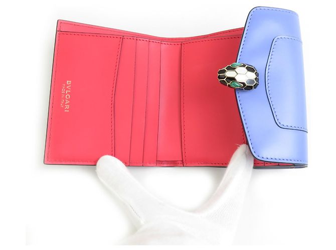 Bulgari Bvlgari Serpenti Leder Bi-Fold Geldbörse - Ansicht 3