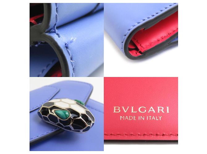 Bulgari Bvlgari Serpenti Leder Bi-Fold Geldbörse - Ansicht 5