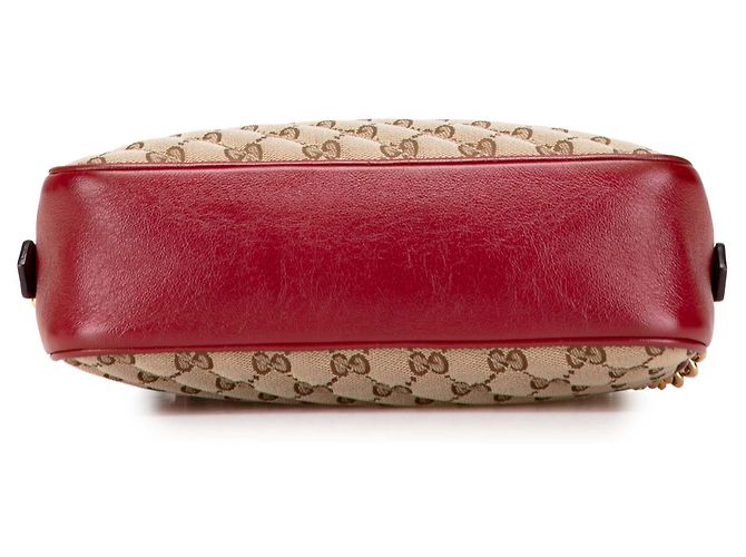 Gucci Piccola Borsa a Spalla Matelassé GG Marmont Marrone Beige - vista 3